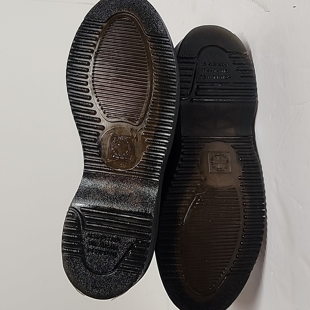 Dr. Martens Black Patent Chelsea Combat Boots - Picture 9 of 13